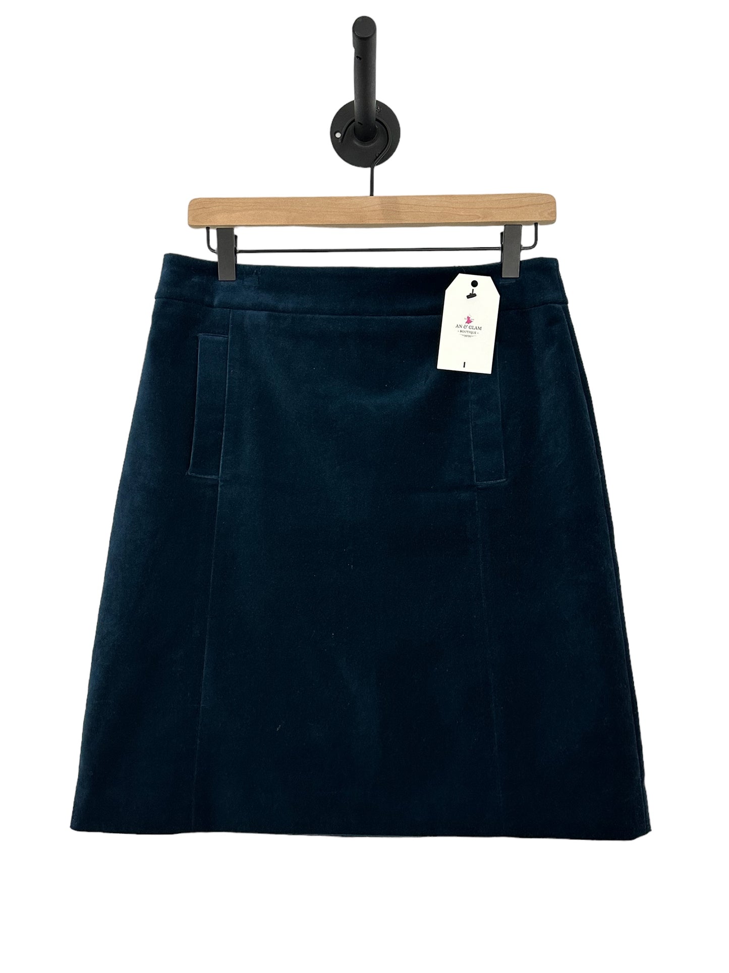 Falda lápiz Ann Taylor azul oscuro