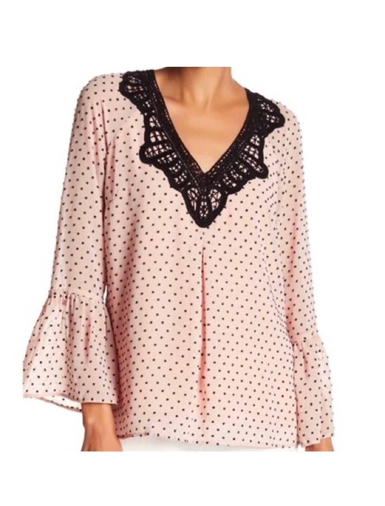 Blusa DR2 - Salmón y cuello negro