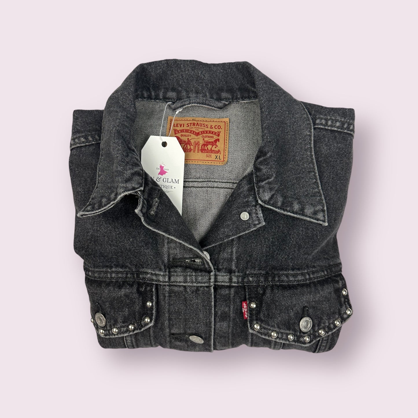 Chaqueta Vaquera Levis Años 90 Negra