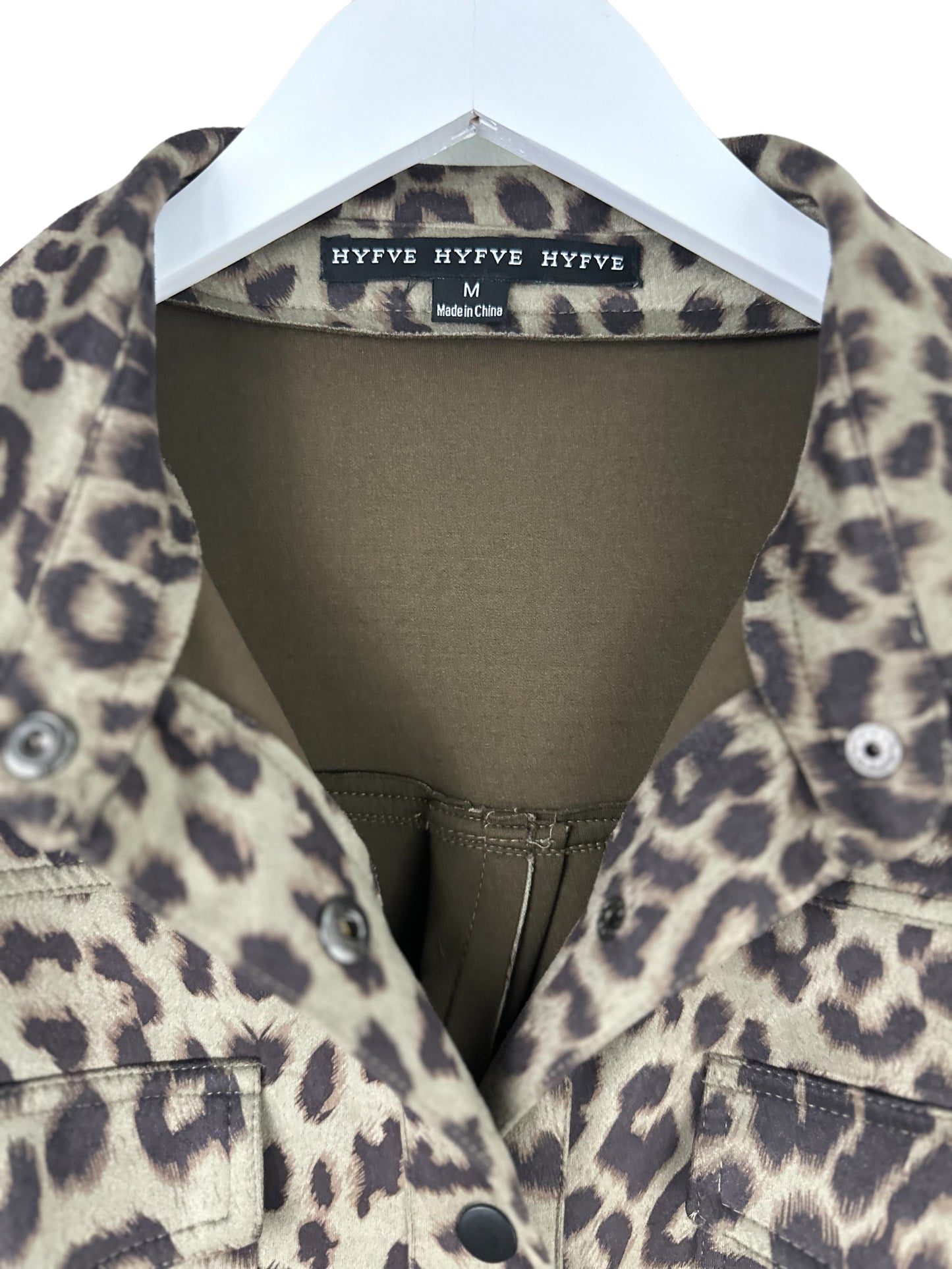 HYFVE HYFVE HYFVE Leopard Long Jacket