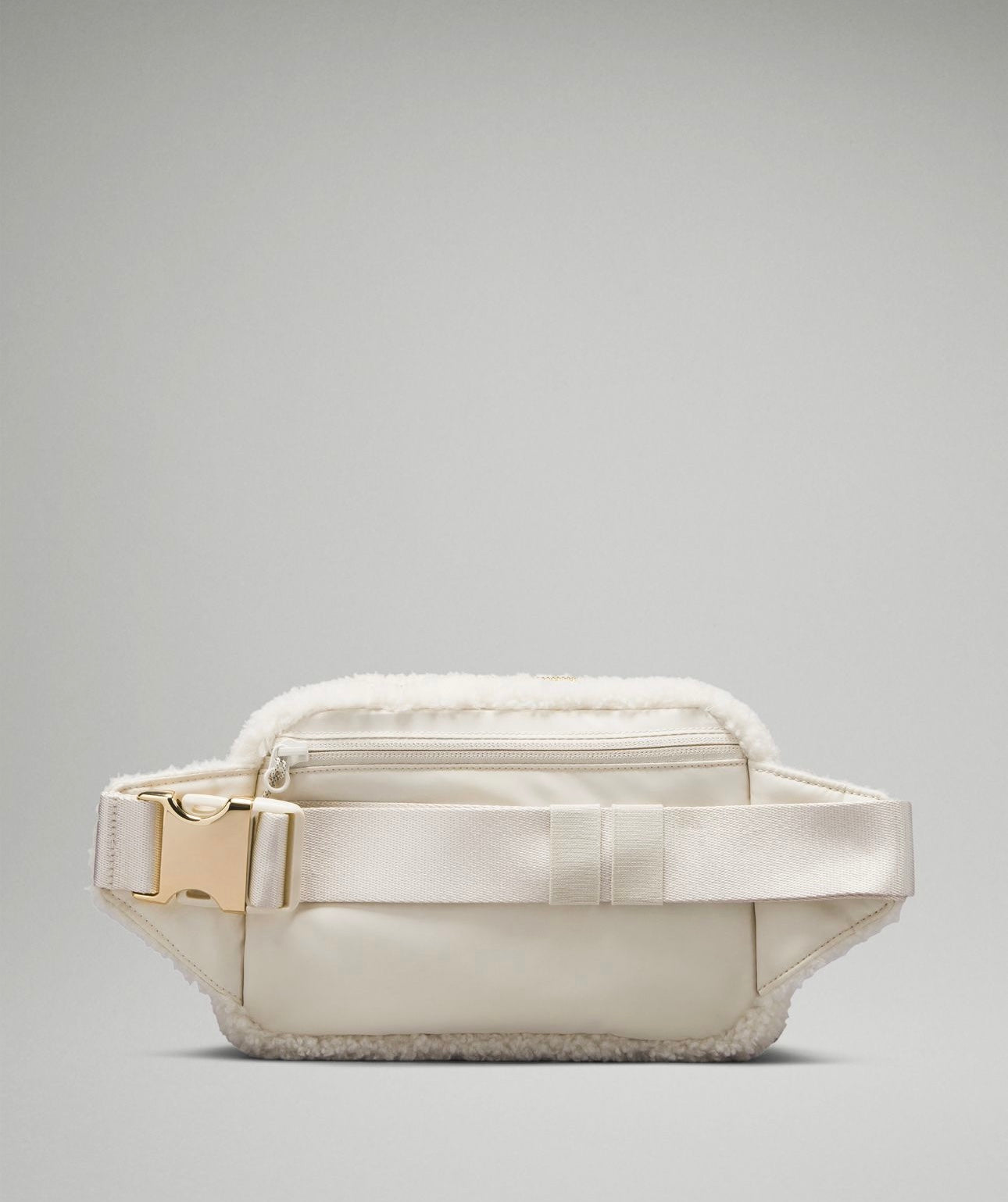 Lululemon Everywhere Belt Bag Large Fleece White/Gold 2L (NWT)