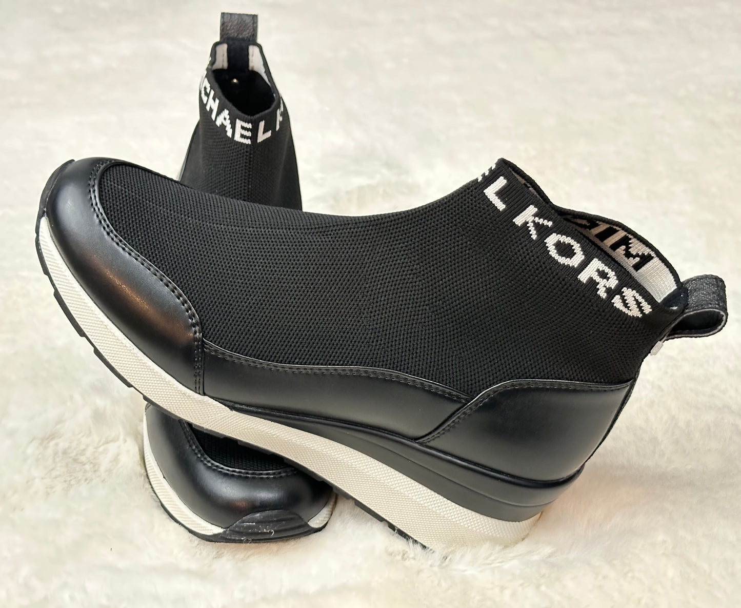 Michael kors Zapatillas tipo calcetín de punto elástico