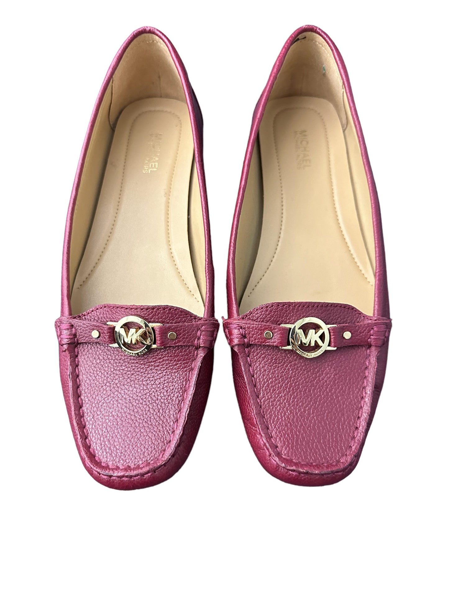 Michael Kors - Mocasines Zapatos Planos Burdeos