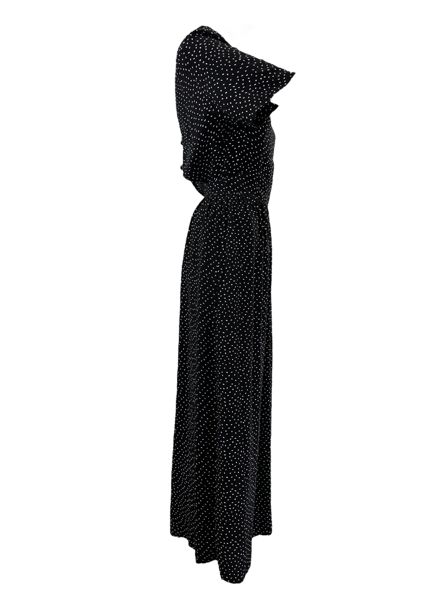 Mono Asos Design - Estampado De Lunares Negro