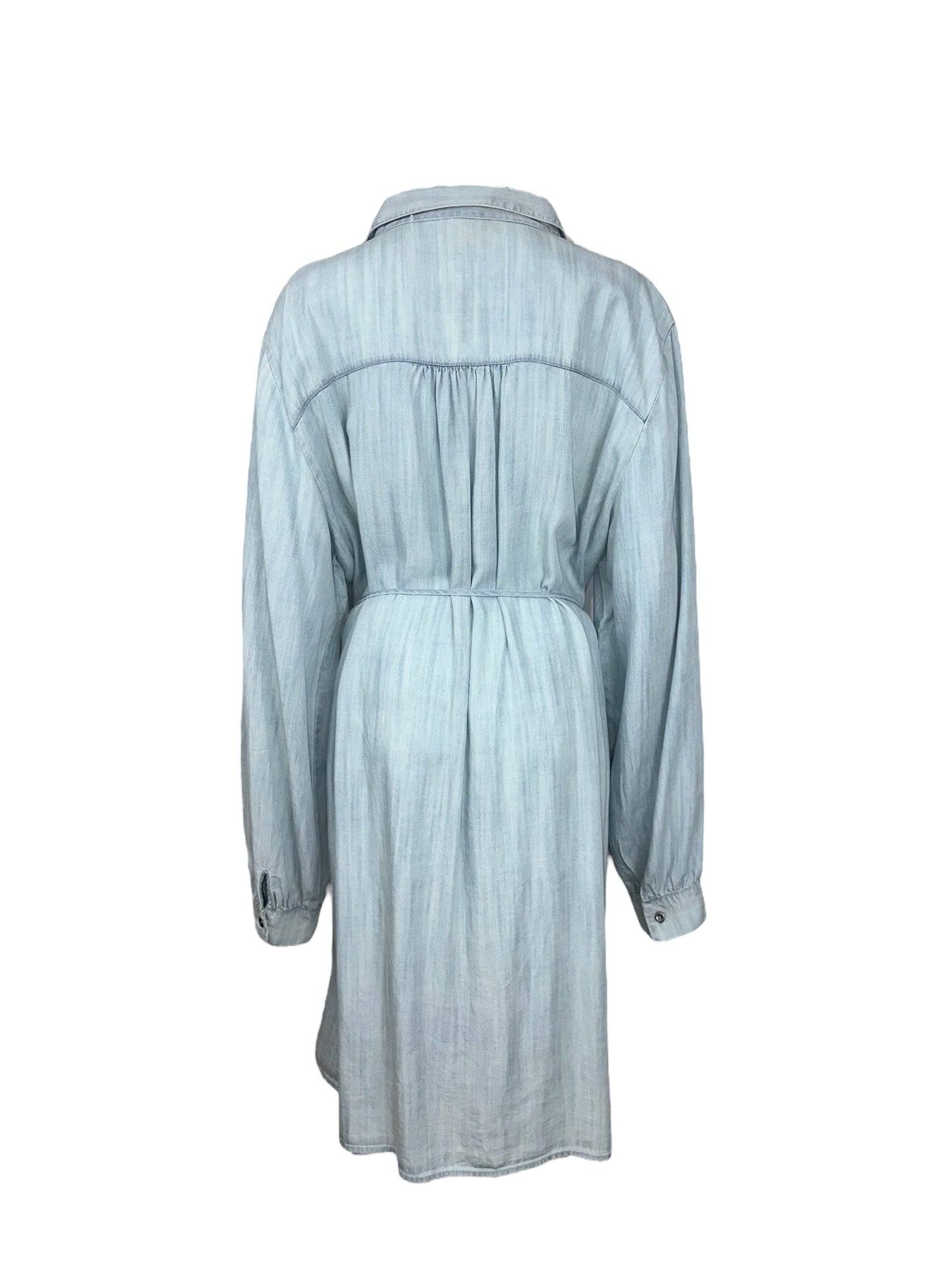 Vestido vaquero de manga larga de OTT