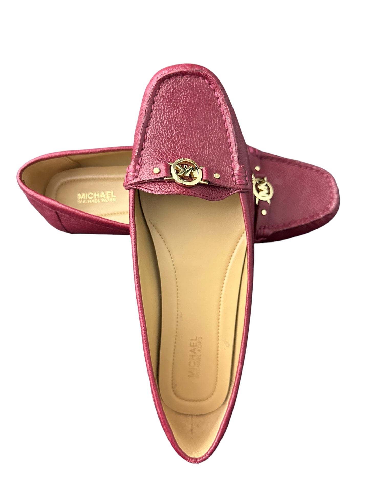 Michael Kors - Mocasines Zapatos Planos Burdeos