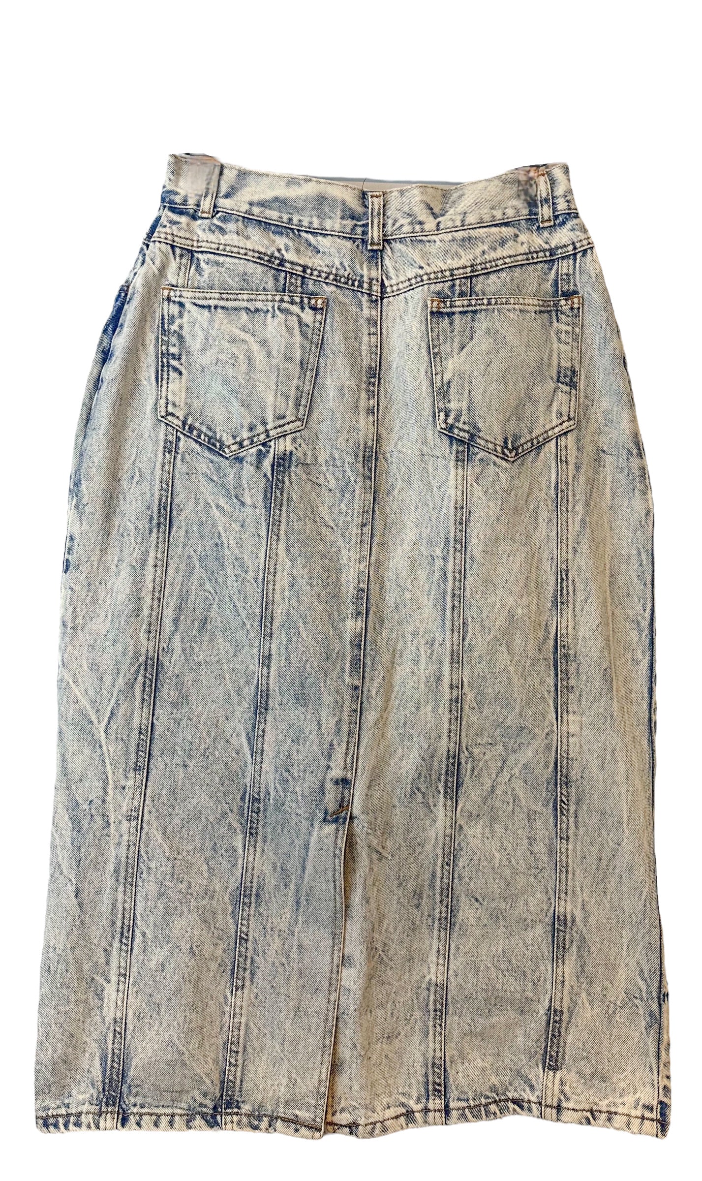 RIO by Stephen Mardon Vintage 1980s Washed Jean Skirt