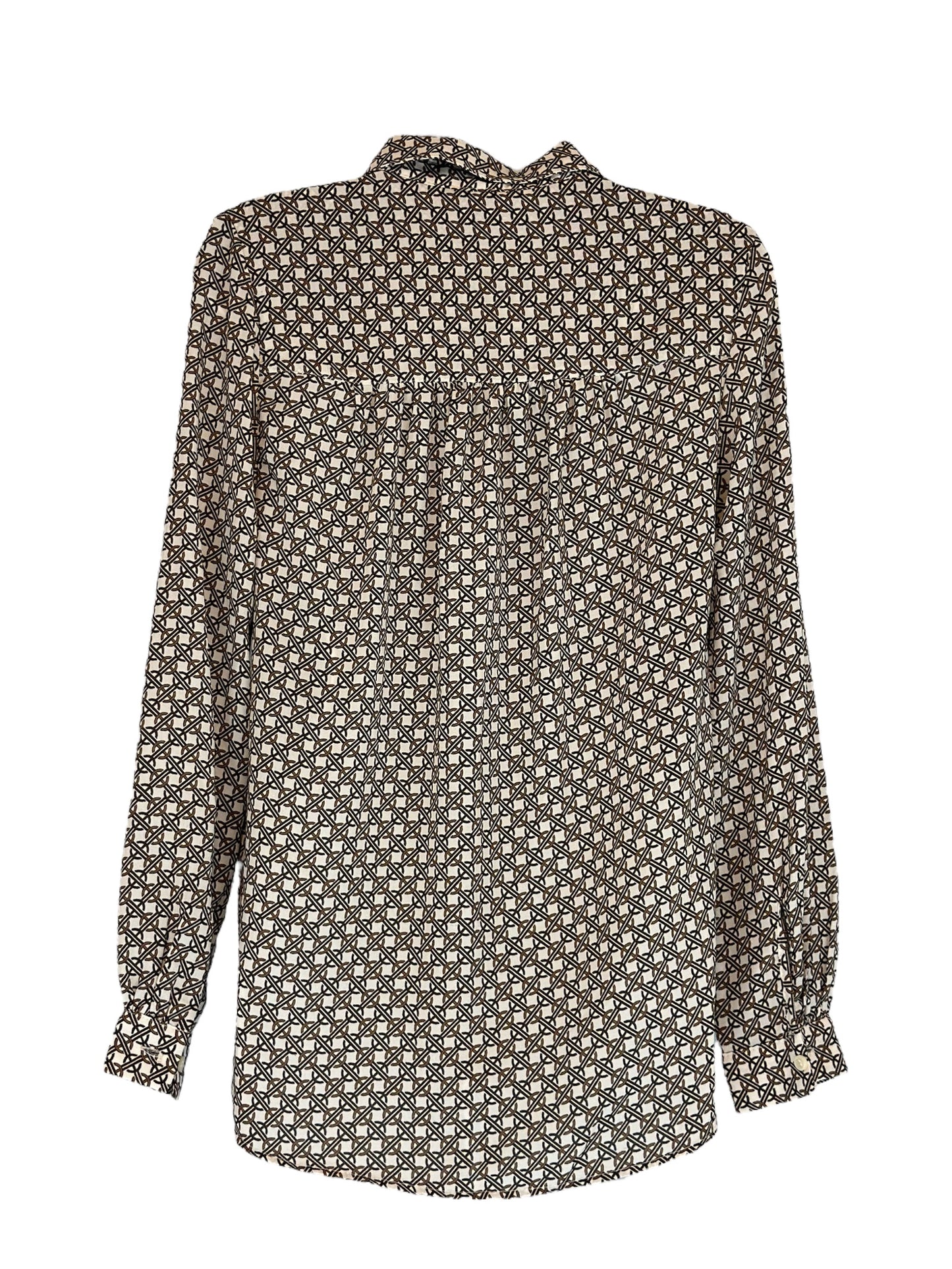 Blusa H&M - Estampado marrón