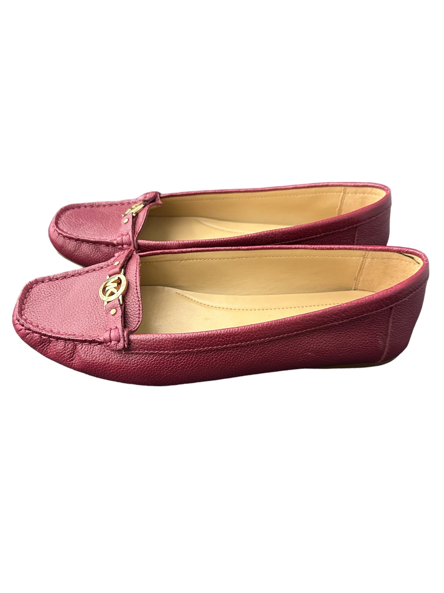 Michael Kors - Mocasines Zapatos Planos Burdeos