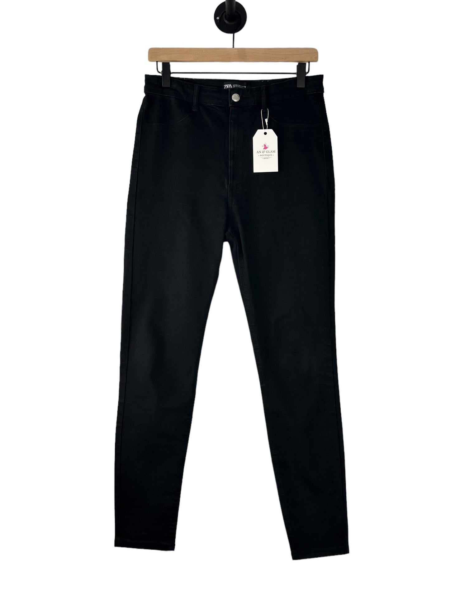 Zara jean negro muñeca alta