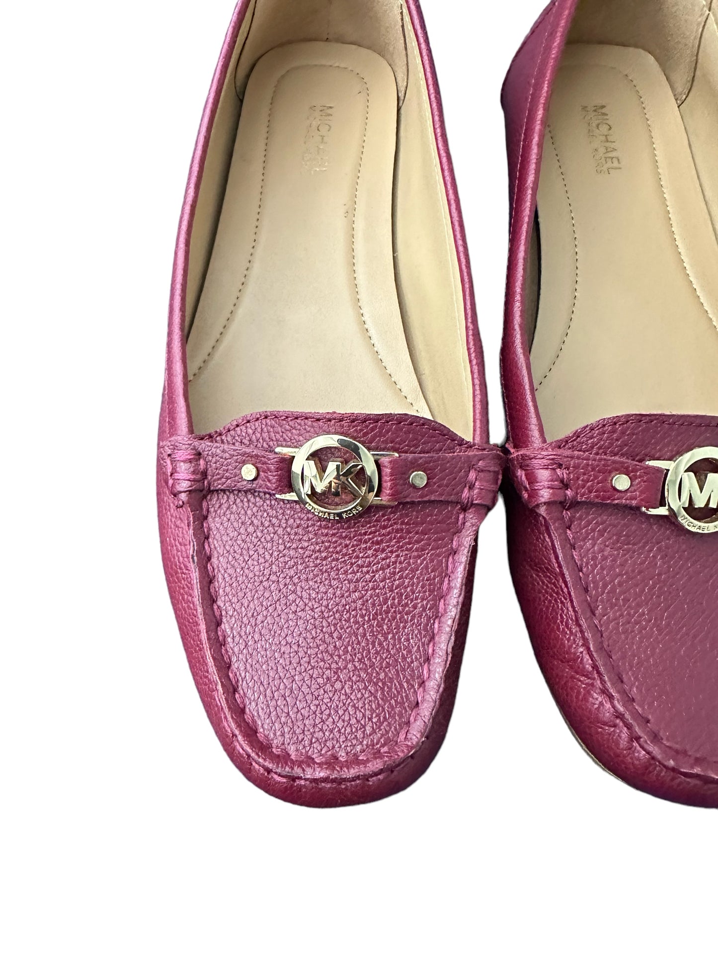 Michael Kors - Mocasines Zapatos Planos Burdeos