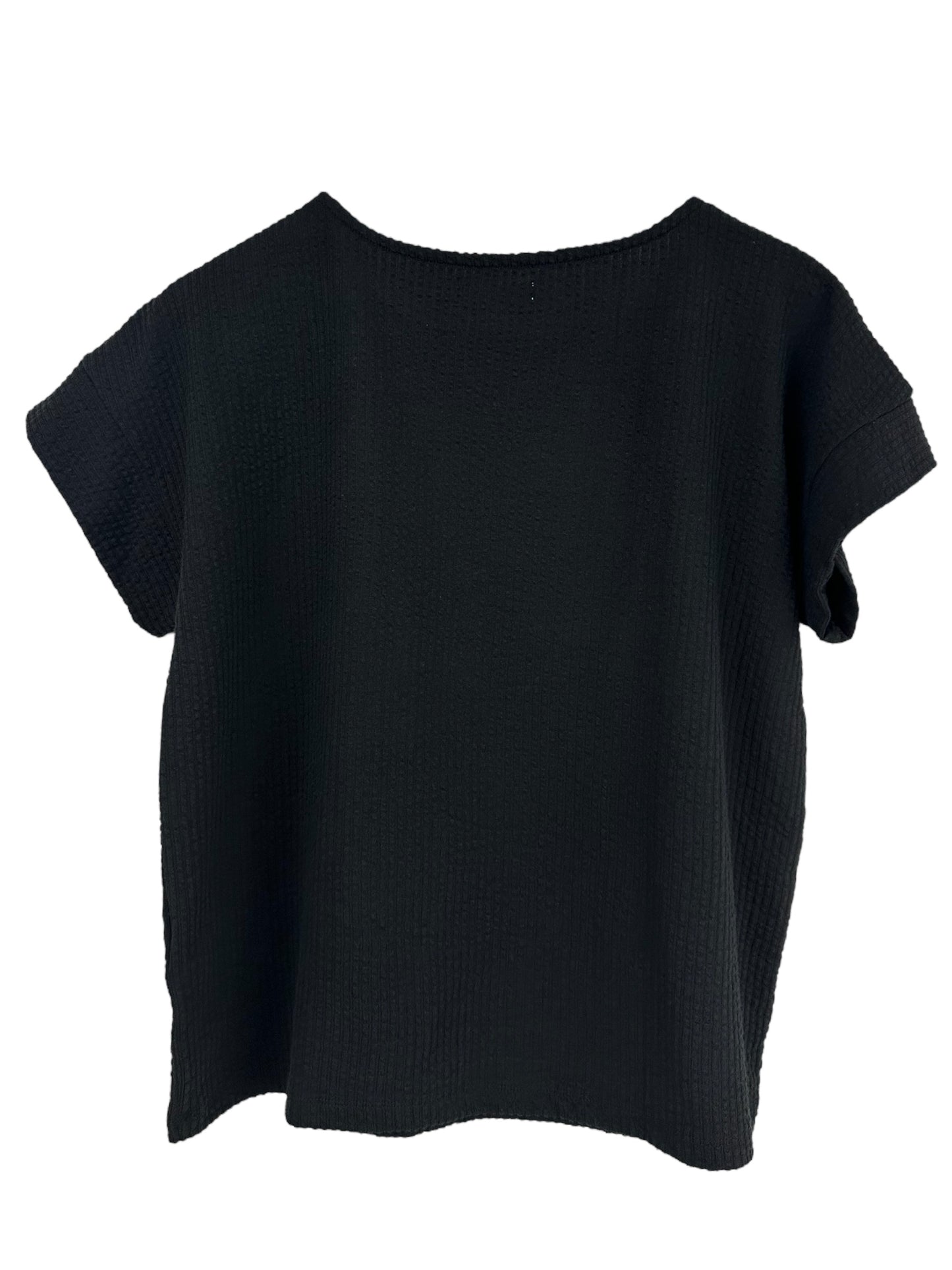 Top Madewell Manga Corta Negro