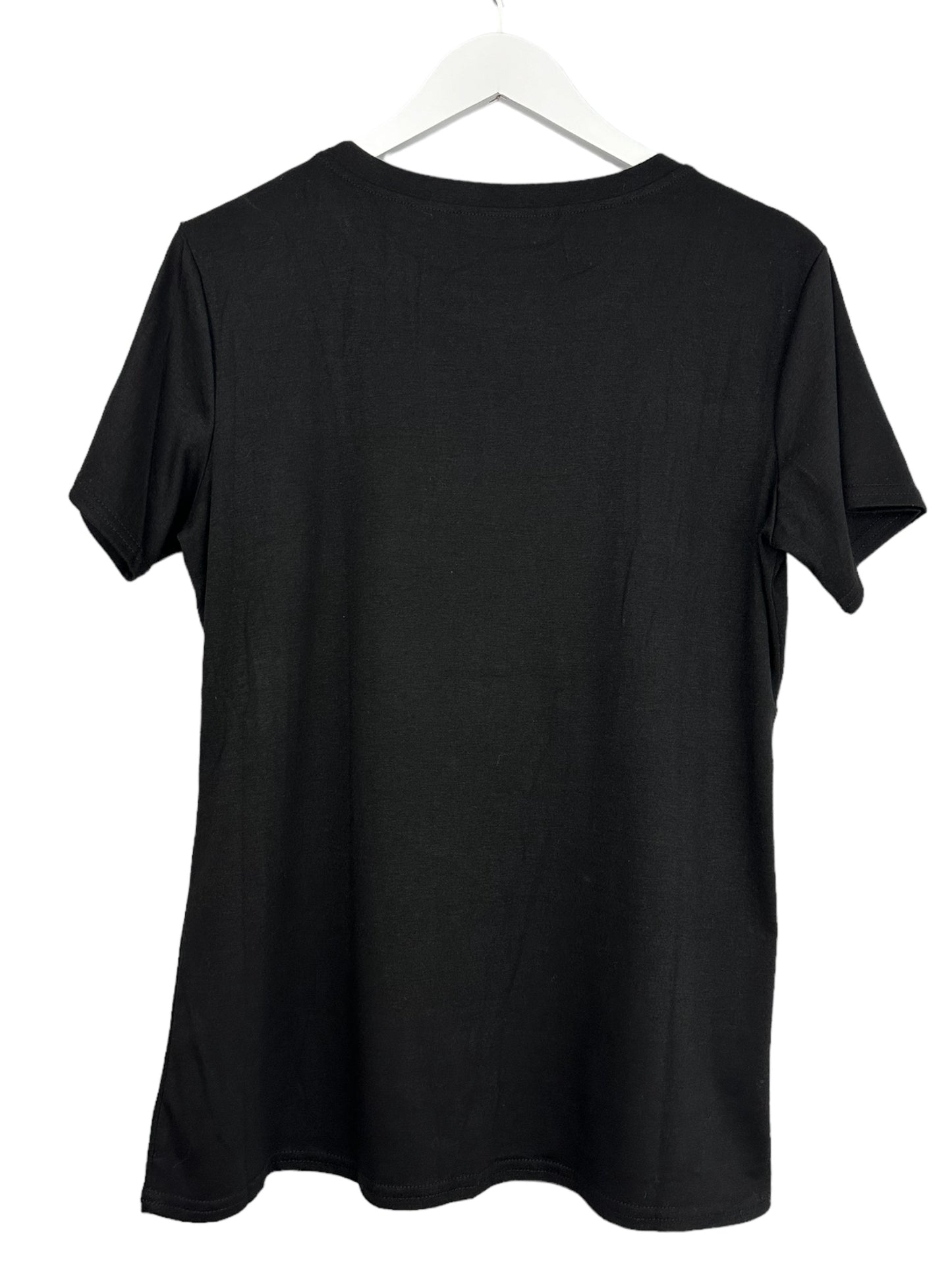 Leopard Tongue Tshirt Black