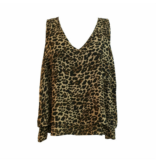 Zara Blouse - Animal Print