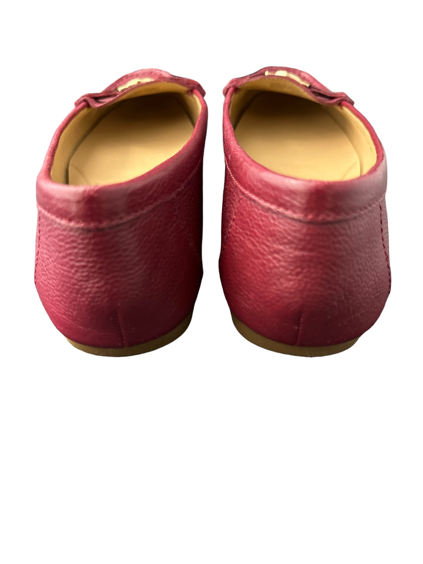 Michael Kors - Mocasines Zapatos Planos Burdeos