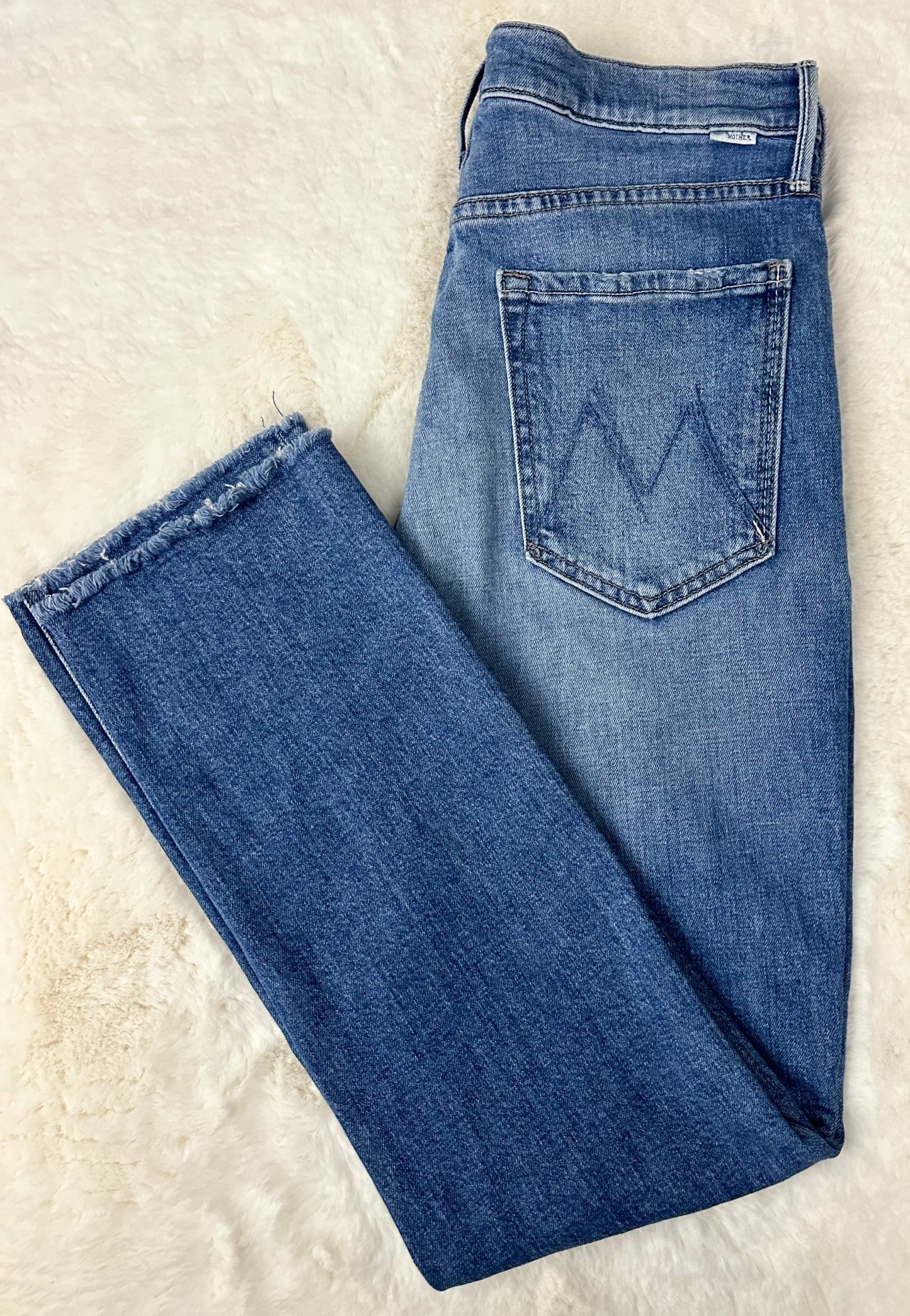 Madre - The Pixie Dazzler Ankle Fray lavado medio
