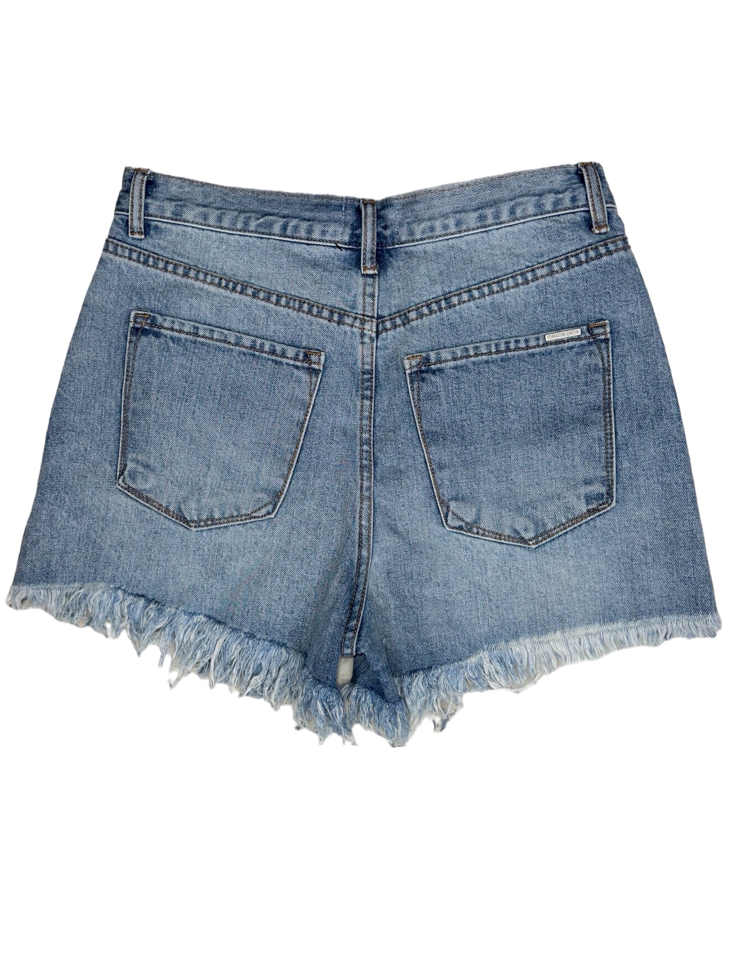 Insane Gene - Shorts vaqueros cruzados de corte Mom