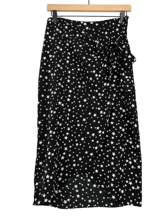 Nasty Gal Skirt - Stars Black and White