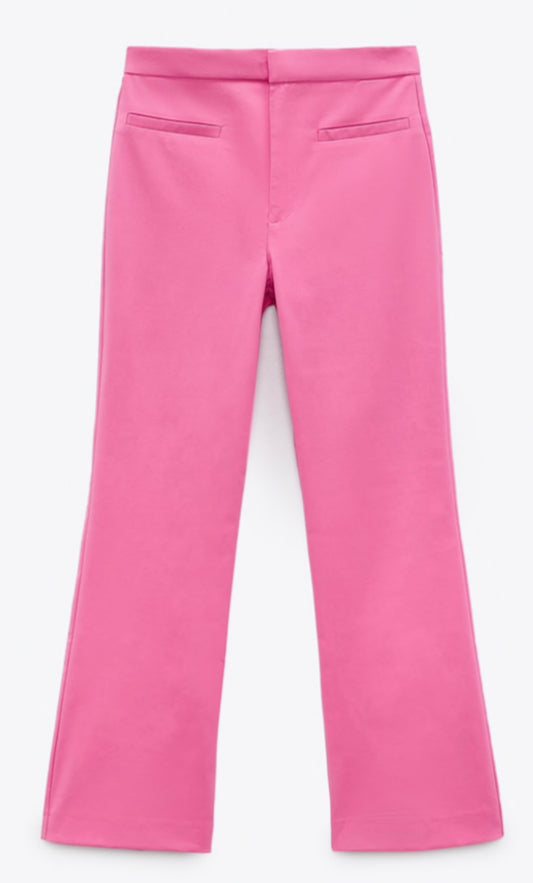 Zara Women’s Pink Dress Flare Pants