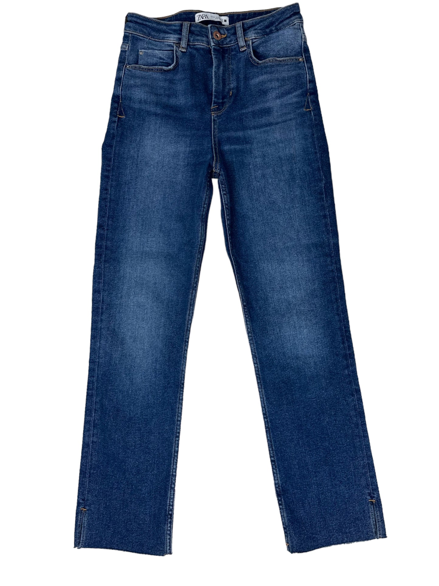 Zara Jeans Straight Cut Mid Rise